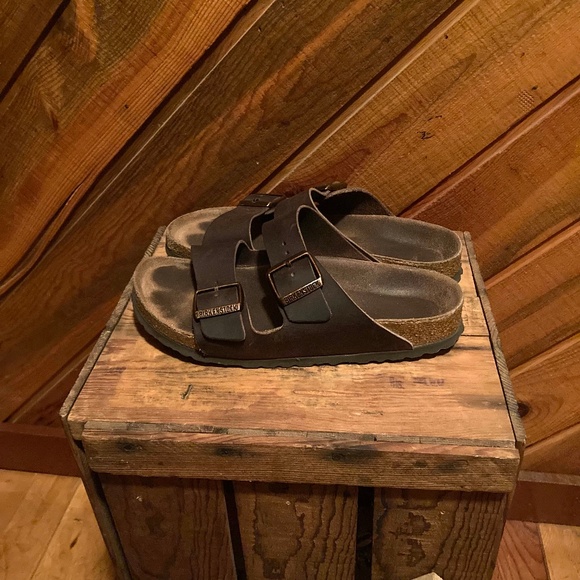 GREAT CONDITION Brown Arizona Birkenstocks - Picture 1 of 6